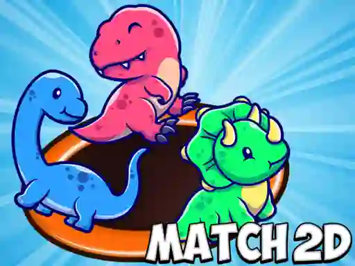 Match 2D Dinosaurs — free online game