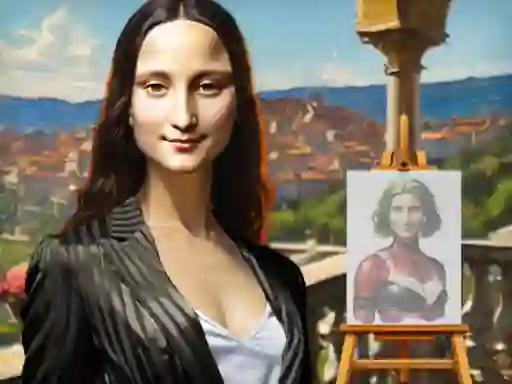 Mona Lisa Fashion Experiments — free online game