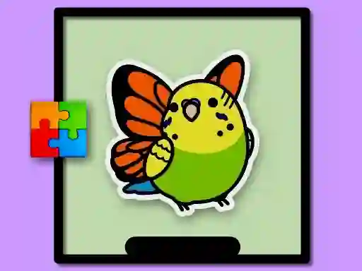 Cute Budgie Puzzle — free online game