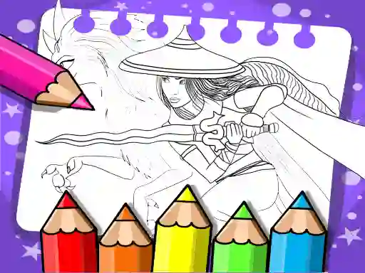 Raya And The Last Dragon Coloring Book — free online game