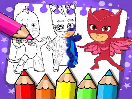PJ Masks Coloring Book — free online game