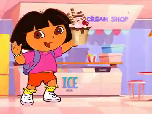 Ice Cream Maker With Dora — free online game