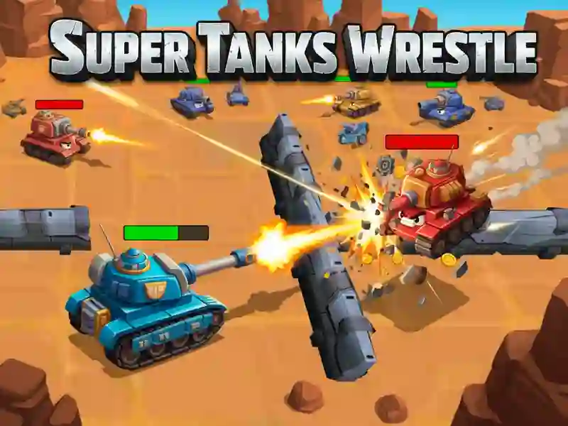 Super Tanks Wrestle — free online game