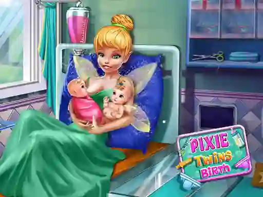 Гульня Pixie Twins Birth онлайн