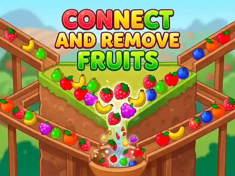 Logħba Connect and Remove Fruits onlajn