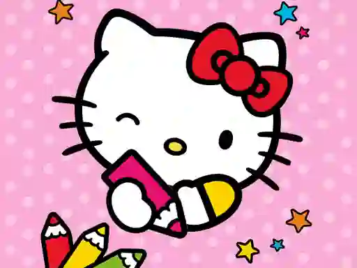 Color By Number With Hello Kitty — free online game