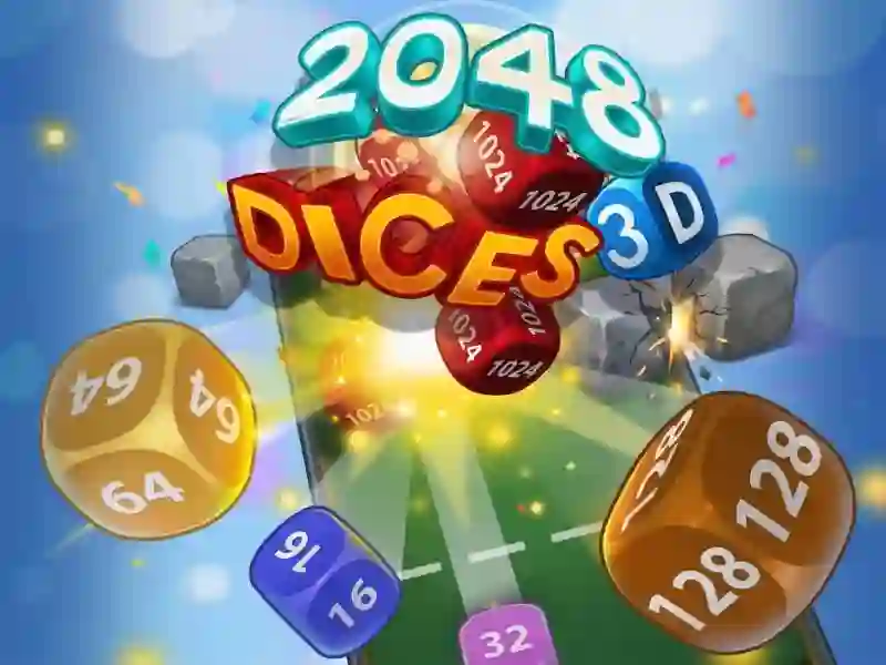 Gêm Dices 2048 3D ar-lein