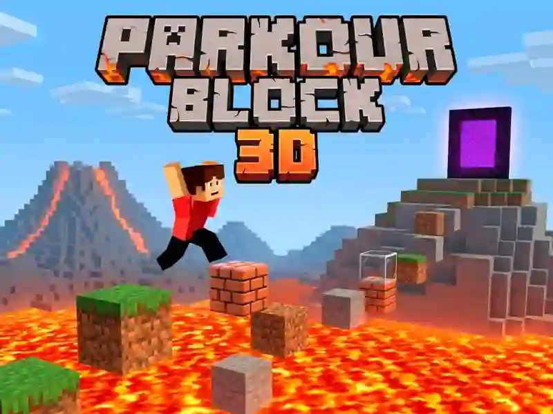 Gêm Parkour Block 3d ar-lein