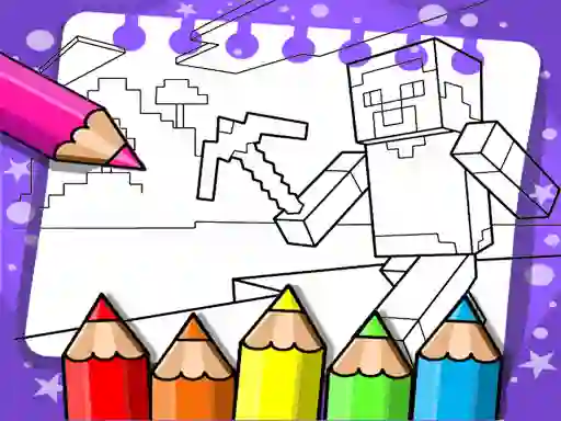 Minecraft Coloring Book — free online game