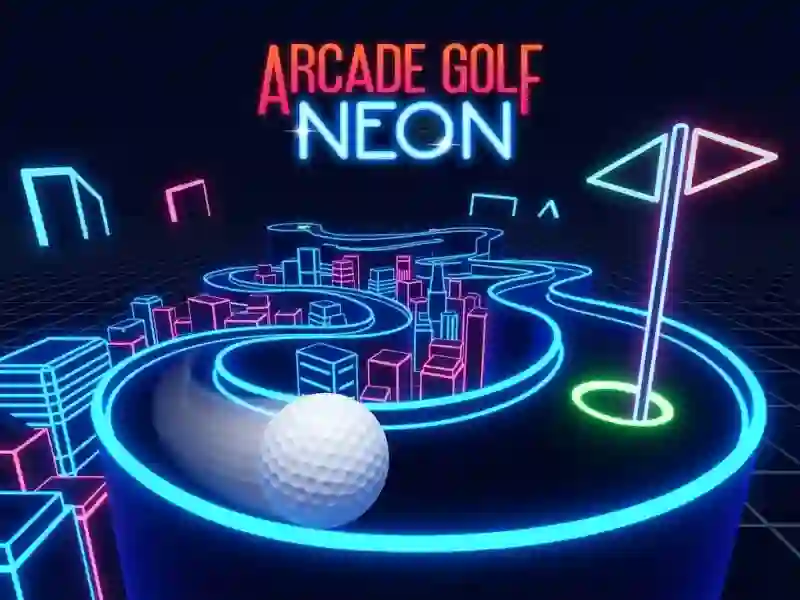 Arcade Golf NEON — libreng online na laro