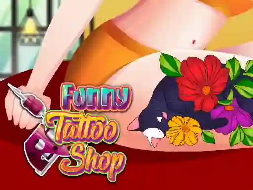 Funny Tattoo Shop — free online game
