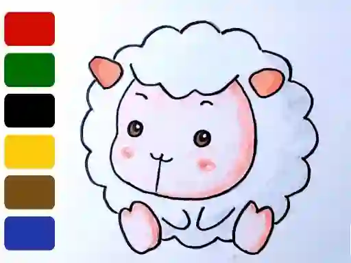 Baby sheep ColoringBook — free online game