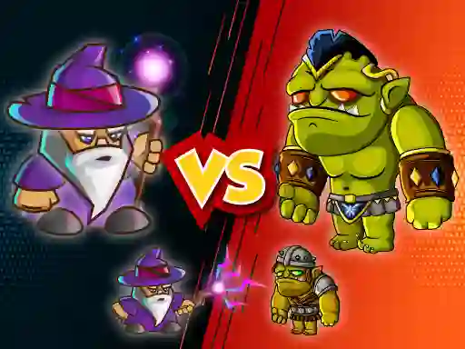 Wizard vs. Orcs — free online game