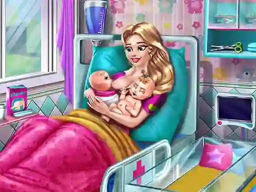 Trò chơi Mommy Twins Birth trực tuyến