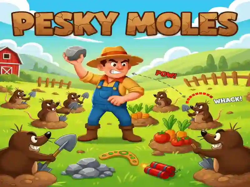 Logħba Pesky Moles onlajn