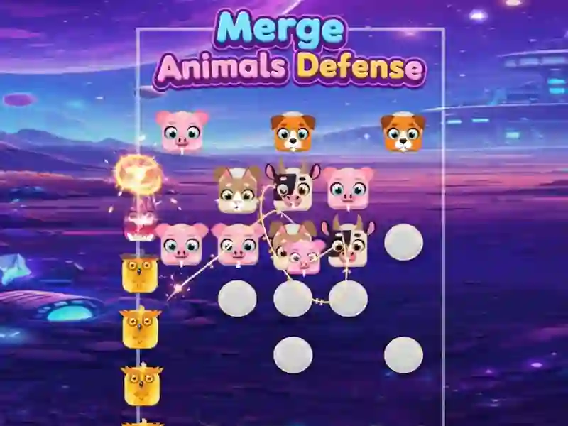 Merge Animals Defence — jogo online grátis