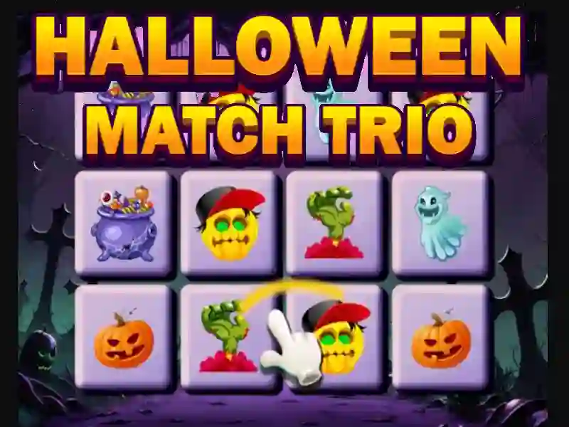 Halloween Match Trio — free online game