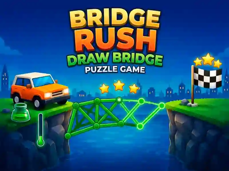 Bridge Rush - Draw Bridge Puzzle Game — free online game