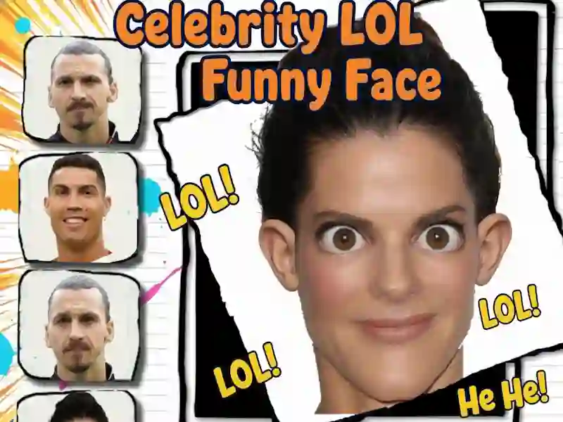 Celebrity LOL Funny Face — free online game