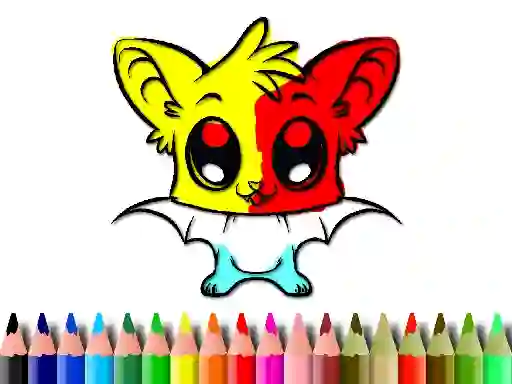 Cute Bat Coloring Book — free online game