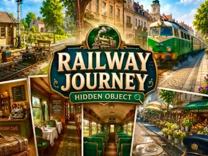 Logħba Railway Journey - Hidden Object onlajn
