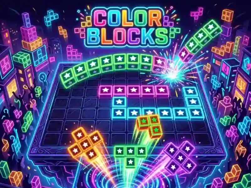 Permainan Color blocks talian