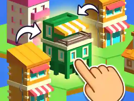 Crafty Town Merge City — free online game