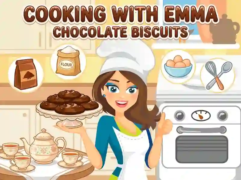 Hra Cooking with Emma Chocolate Biscuits