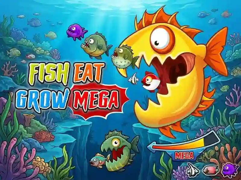 Jwèt Fish Eat Grow Mega sou entènèt