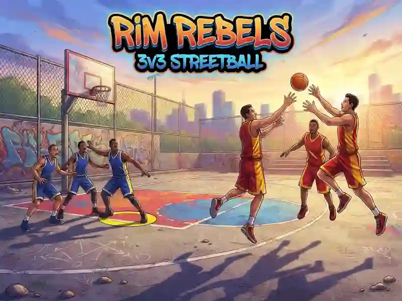 Rim Rebels 3v3 streetball — gioco online gratis
