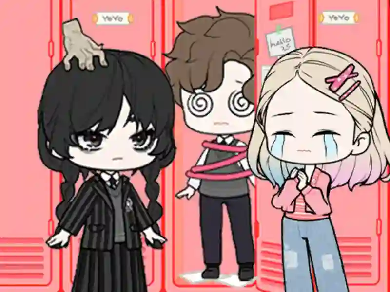 School Style Dress Up — free online game