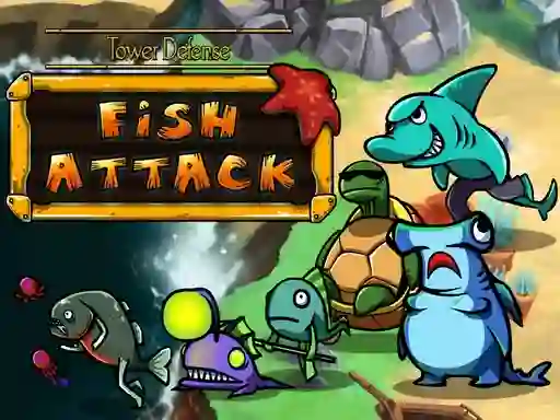 Tower defense: Fish attack — free online game