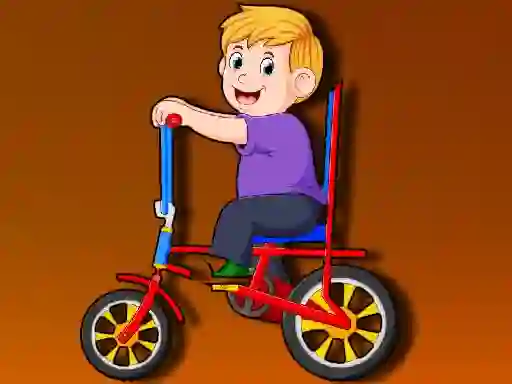 Cartoon Bike Jigsaw — free online game