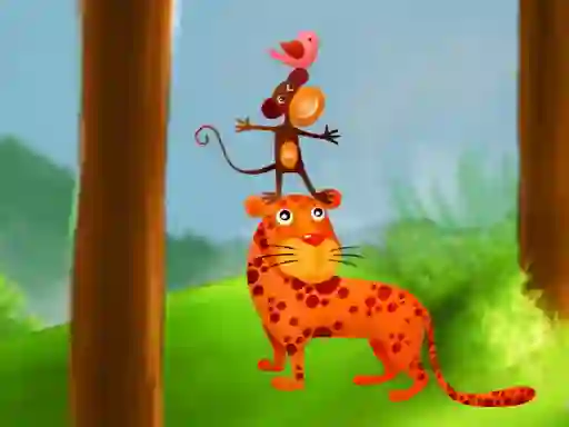 Animal Tower Puzzle — free online game
