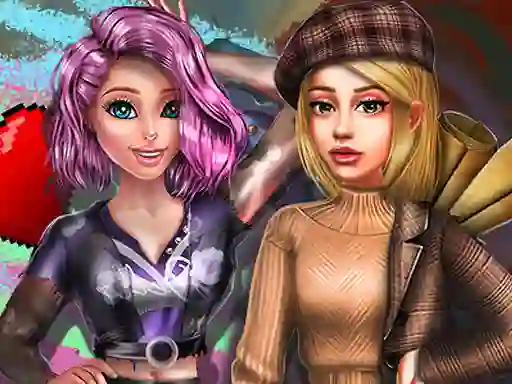 Trò chơi 2022 Dark Academia to Egirl Dress up trực tuyến