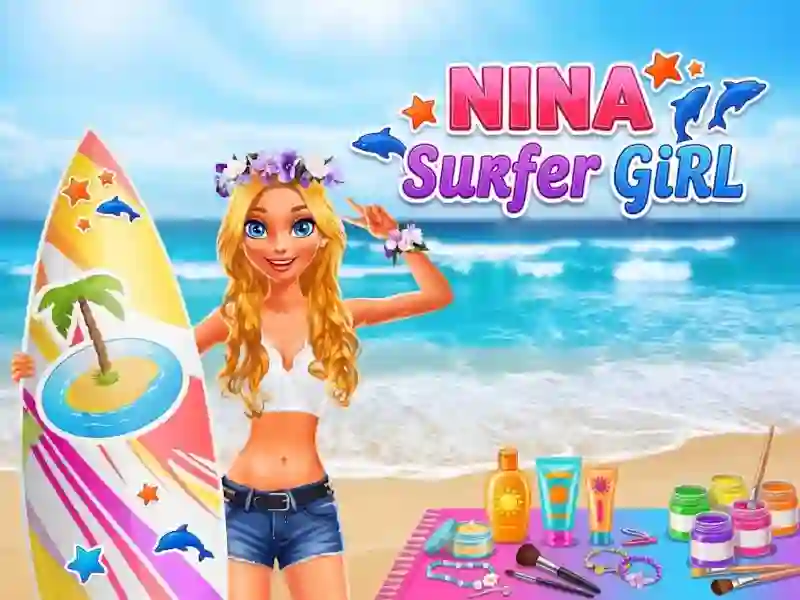 Spel Nina Surfer Girl aanlyn