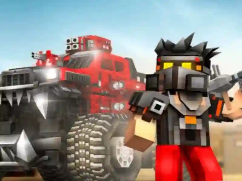 Blocky Cars: Car Battle – tasuta veebimäng