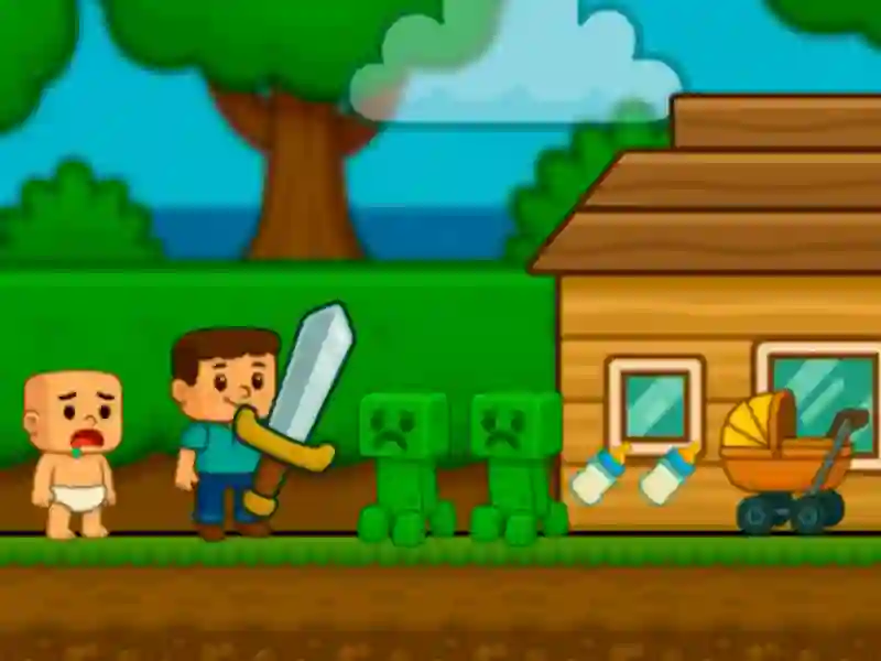 Baby Noob Help! Steve — free online game