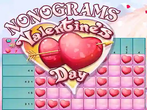 Trò chơi Nonograms Valentines Day trực tuyến