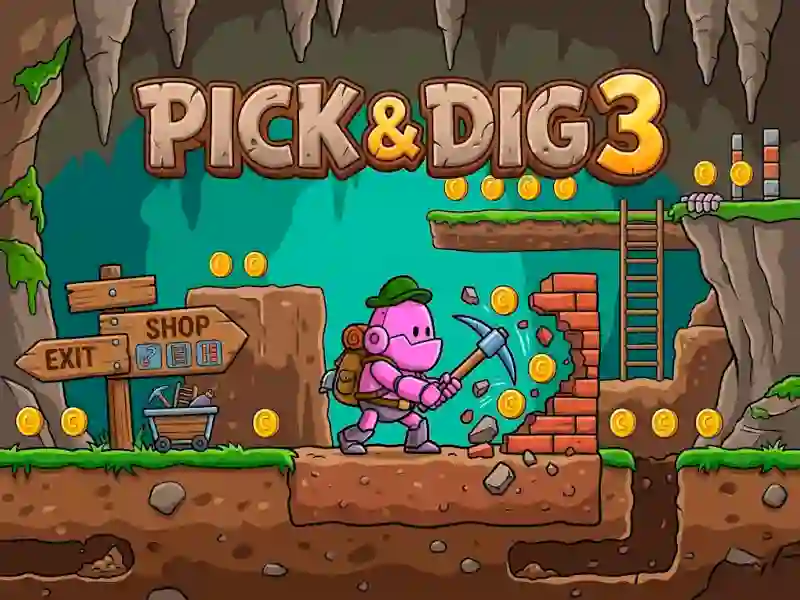Cluiche Pick & Dig 3 ar líne