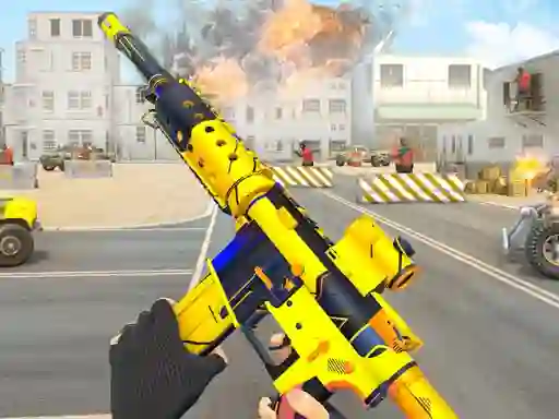 TPS Gun War Shooting Games 3D — free online game