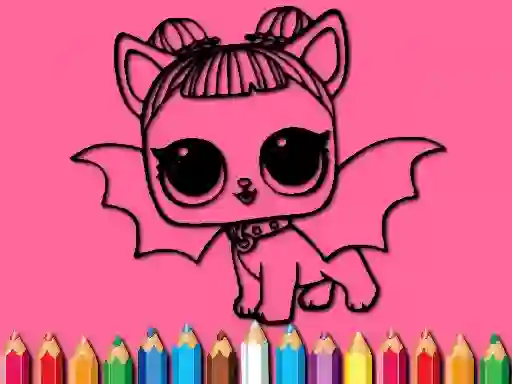 Гульня Back To School: Lol Coloring Book онлайн