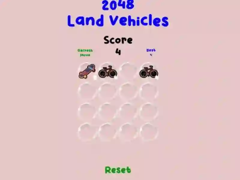 2048 Land Vehicles — jogo online grátis