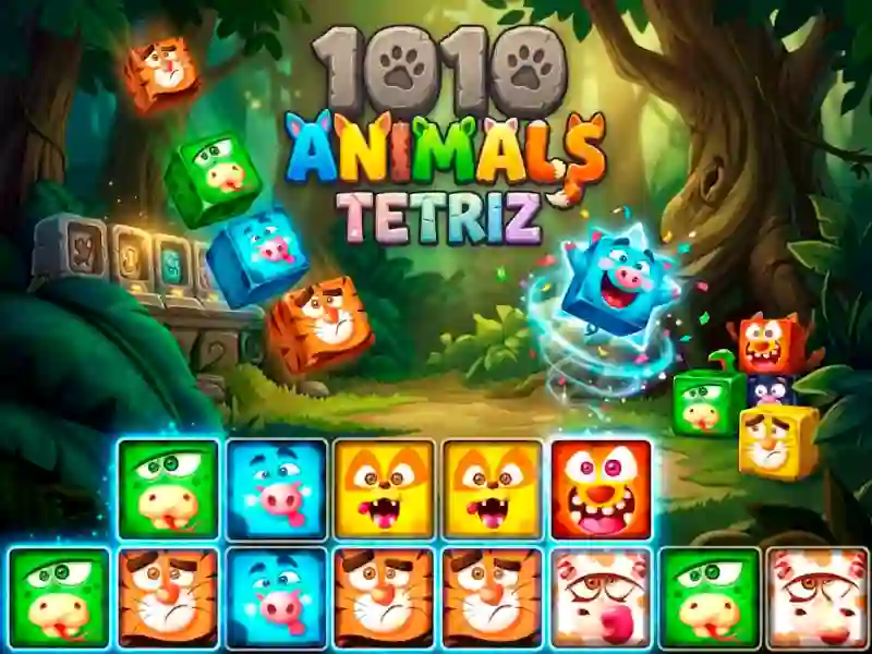 Hra 1010 Animals Tetriz