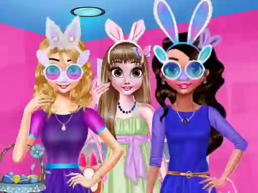 Funny Easter Girls — free online game