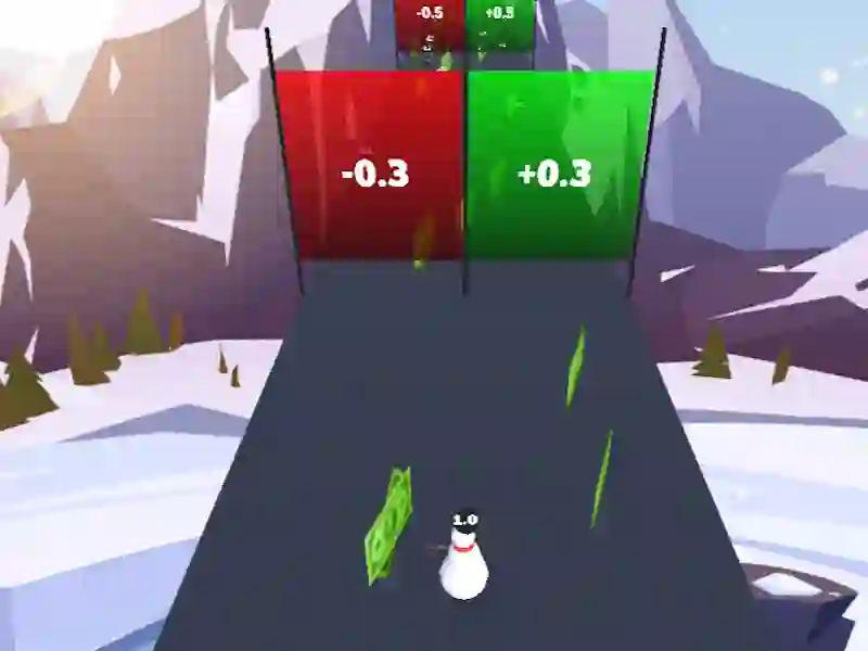 Crazy Snowman: Runner Game — jogo online grátis