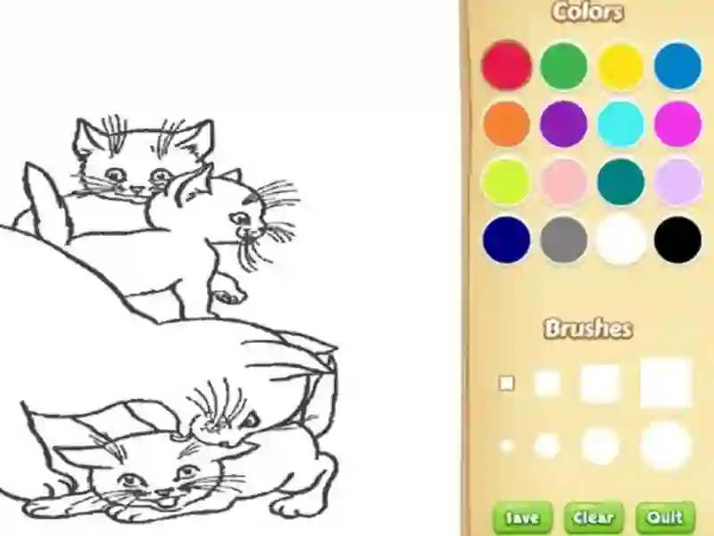 Cats Coloring Book For Kids – tasuta veebimäng