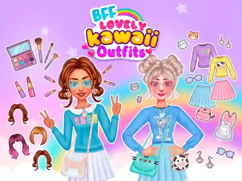 Játék BFF Lovely Kawaii Outfits online