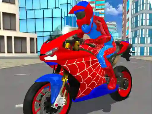 თამაში Hero Stunt Spider Bike Simulator 3d 2 ონლაინ