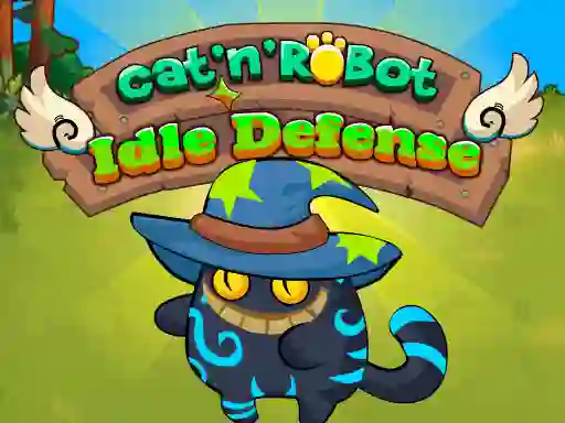 Trò chơi Cat'n'Robot Idle Defense trực tuyến